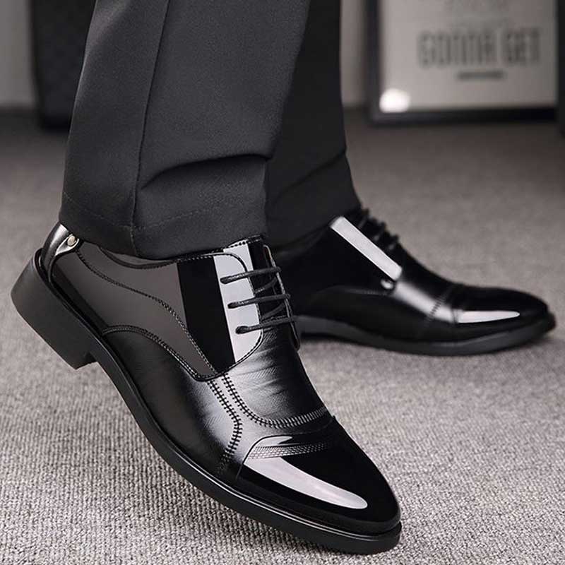 Chaussures habillées en cuir véritable pour hommes - Mr. James